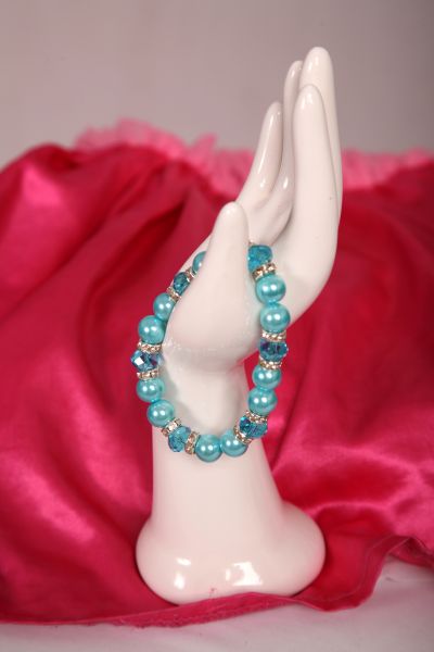 Blue Fashion Bead Bracelet